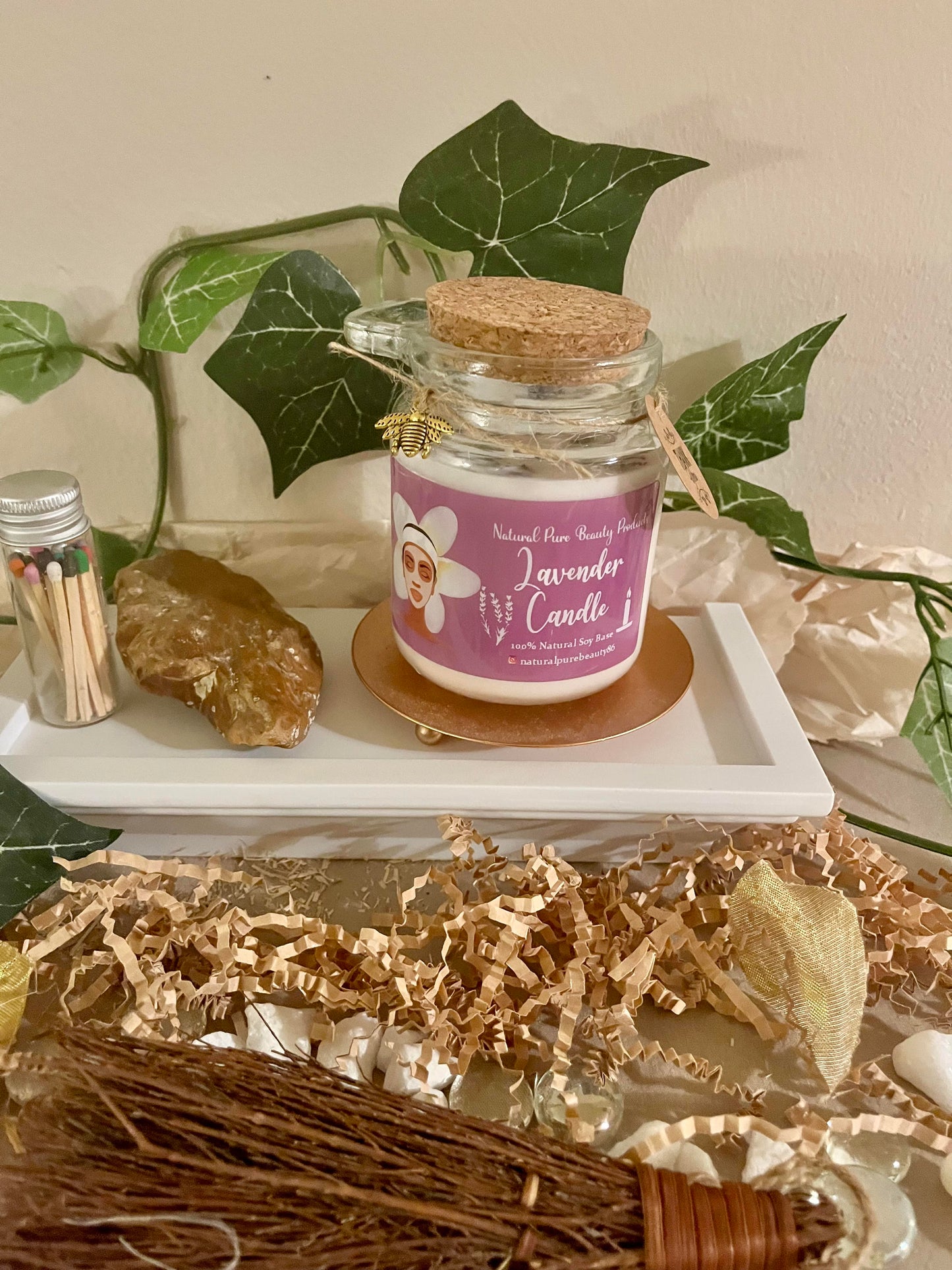 Lavender Scented Candle