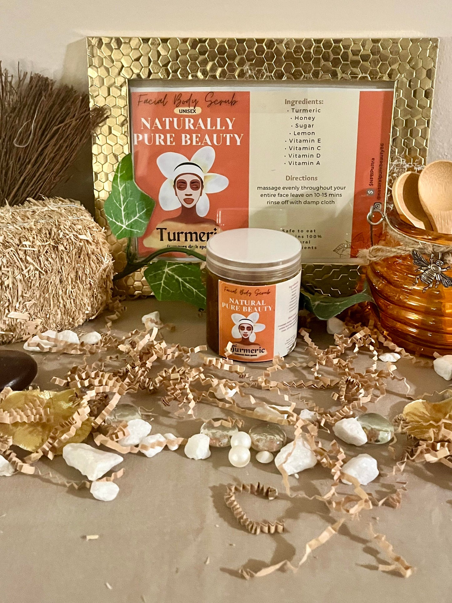 Turmeric Facial-Body Scrub